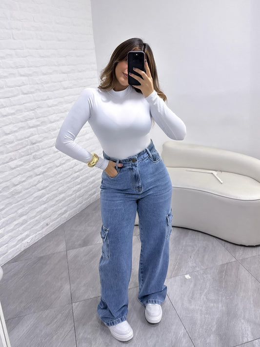 Wide Leg Jeans Cargo