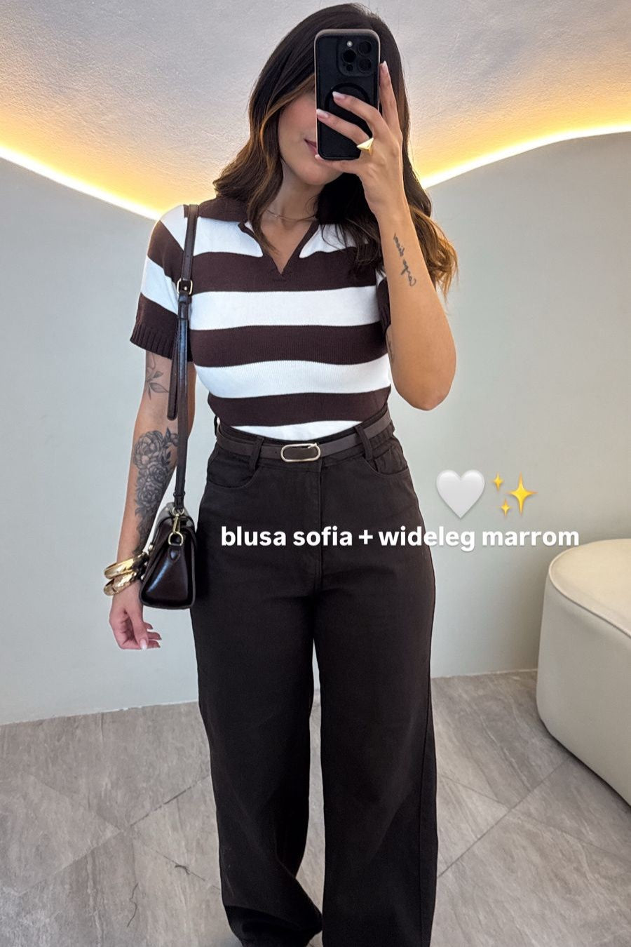 Blusa Polo Tricot Sofia