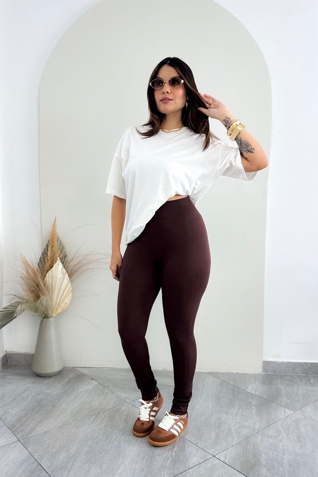 Calça Canelada Ray