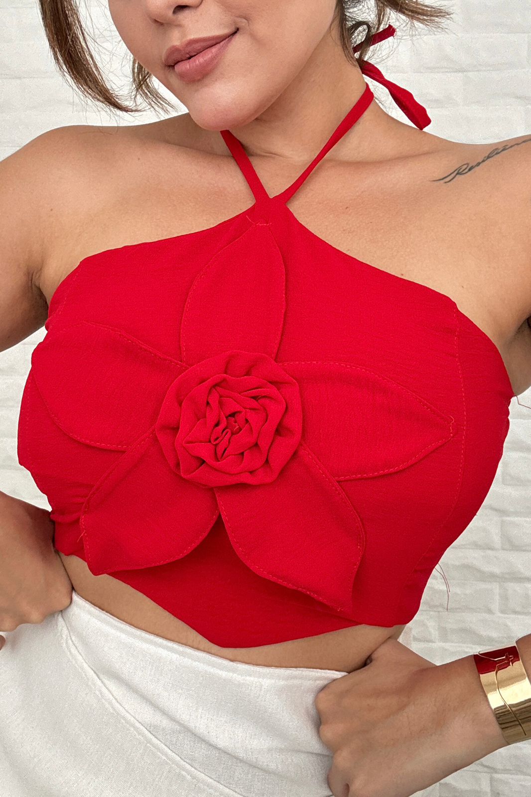 Cropped Flor Gina