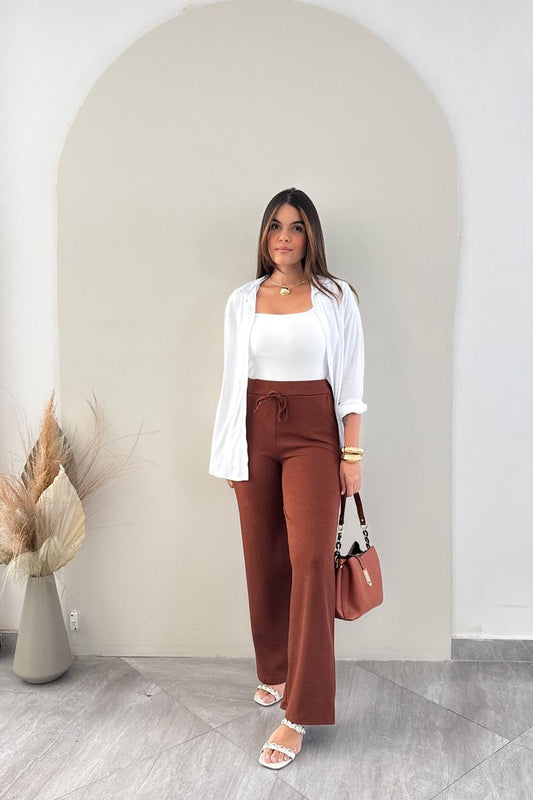 Calça Canelada Karina